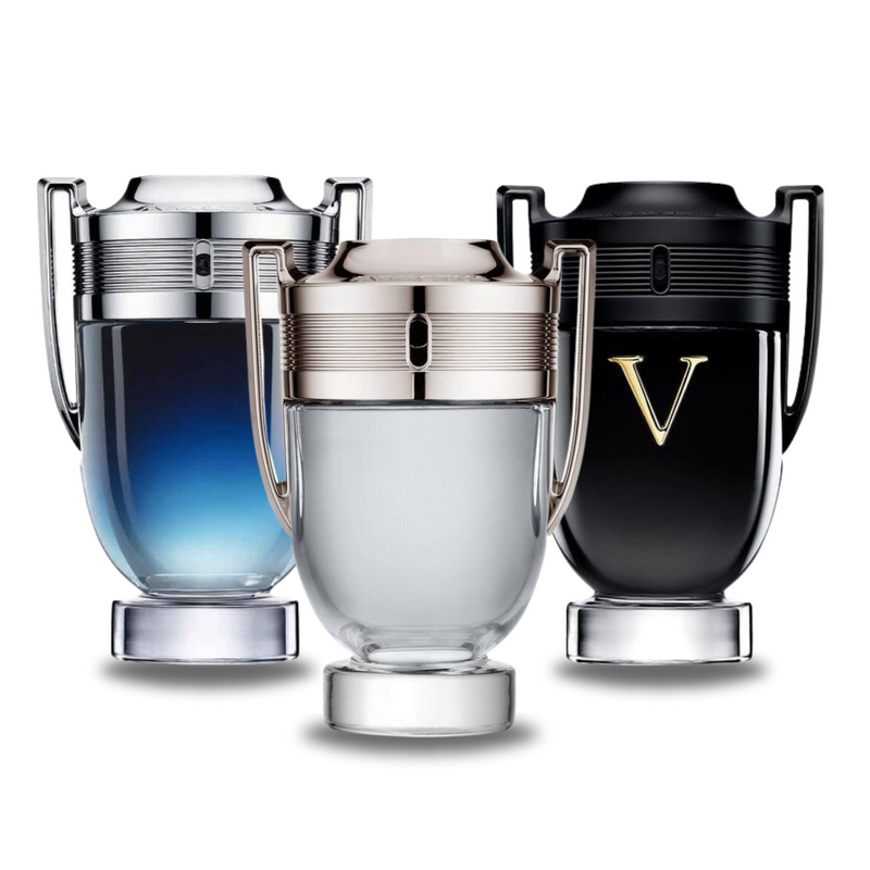 SET DE 3 PERFUMES PACO RABANNE INVICTUS LEGEND, INVICTUS, INVICTUS VICTORY 100ML